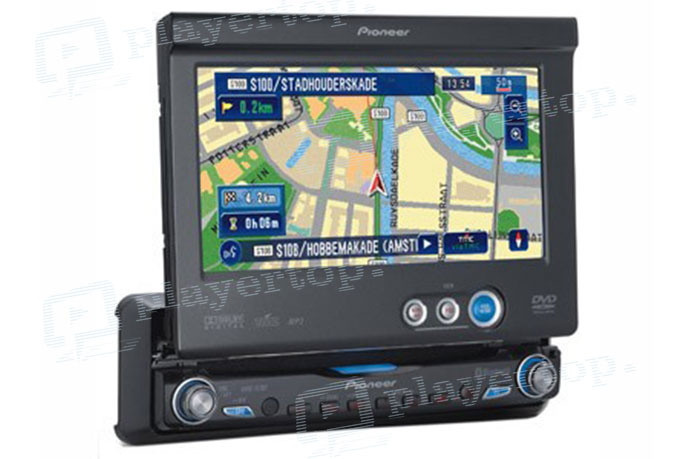 Autoradio GPS motorisé-3